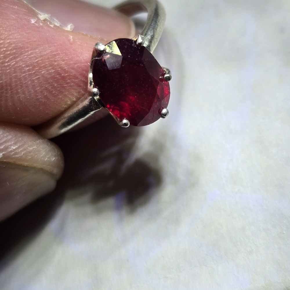 Ruby Oval Ring - image 3
